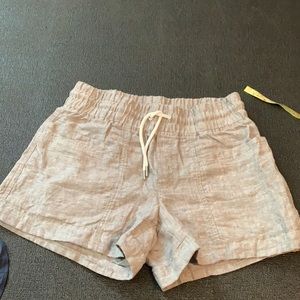 Athleta Cabo linen shorts sz 4